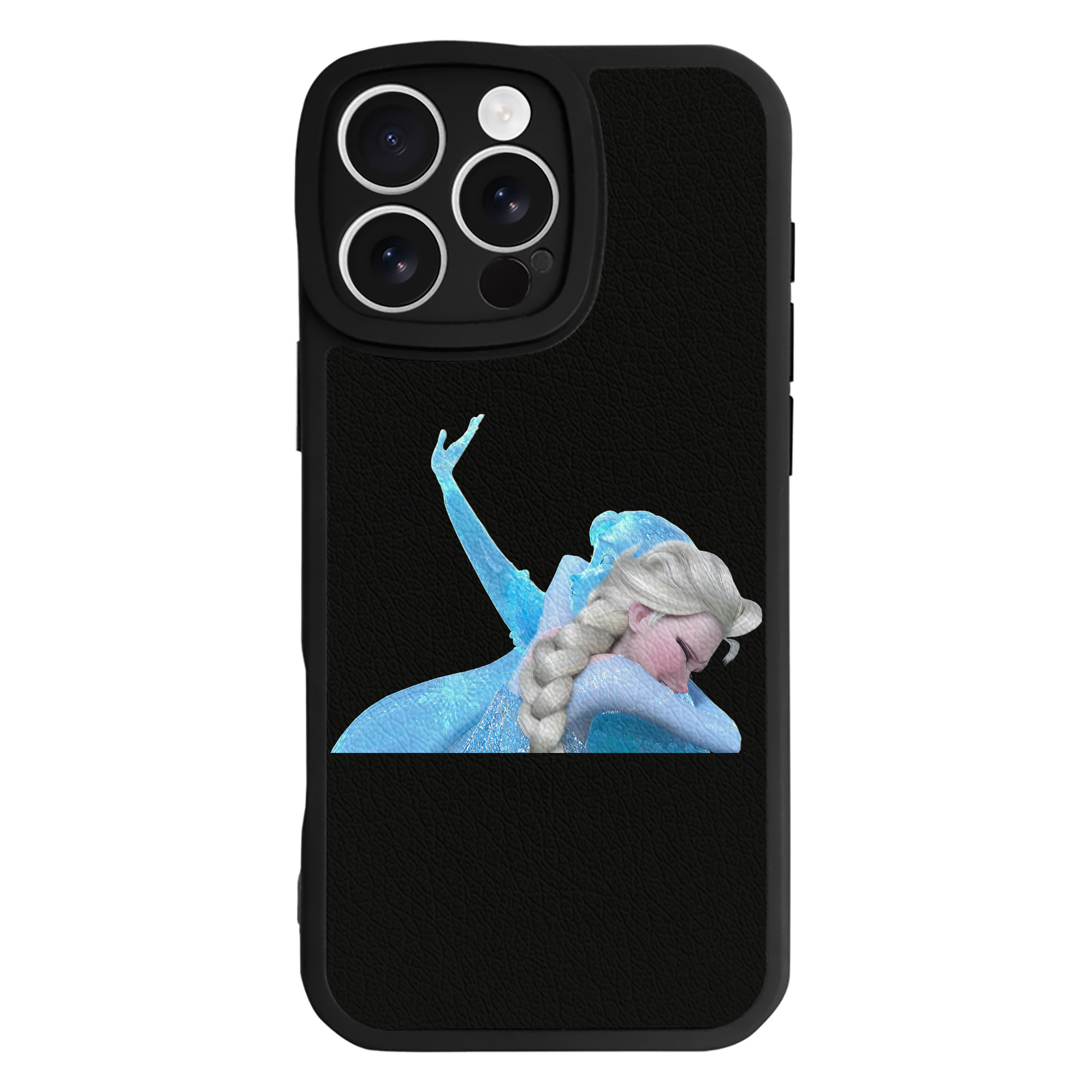 （画像用） アナと雪の女王 アンナ エルサ Frozen Anna Elsa 【iPhone 16シリーズ対応】シリコンスマホケース（レザー調） 材質：シリコン